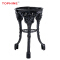 Commercial Contract TOPHINE Vintage Furniture Antique Style Black Cast Iron Pedestal Table Bases 